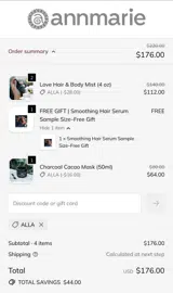 ALLA coupon verification screenshot