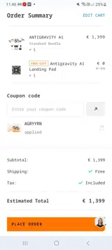 AGRYYRN coupon verification screenshot