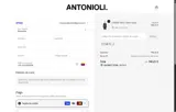 Antonioli coupon verification screenshot