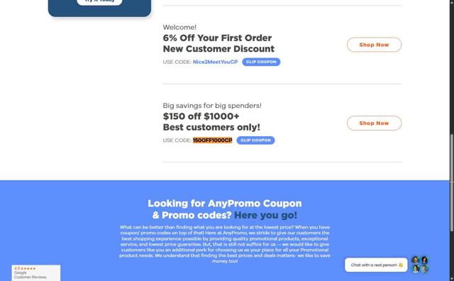 Any Promo checkout page showing Any Promo coupon code box | Screenshot taken by SimplyCodes community member on Aug 25, 2025