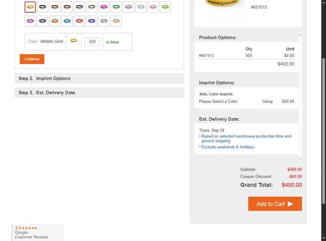 Any Promo checkout page showing Any Promo coupon code box | Screenshot taken by SimplyCodes community member on Sep 5, 2025