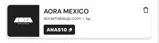 AORA MAKEUP coupon verification screenshot