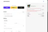 AORA MAKEUP coupon verification screenshot