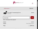 0102STUDIO coupon verification screenshot