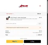 Apollon Nutrition coupon verification screenshot