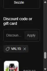 Apollon Nutrition coupon verification screenshot