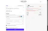 Apothia Los Angeles coupon verification screenshot