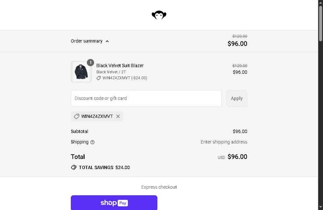 Appaman checkout page showing Appaman coupon code box | Screenshot taken by SimplyCodes community member on Aug 19, 2025