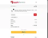 Apple Forms coupon verification screenshot