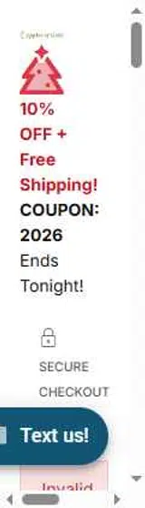 CHRISTMAS coupon verification screenshot