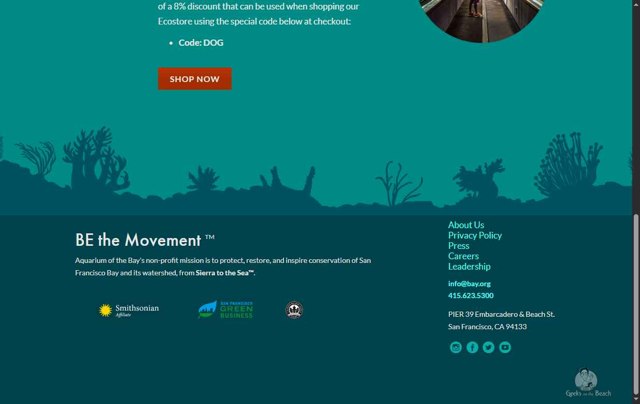 Aquarium of the Bay checkout page showing Aquarium of the Bay promo code box | Screenshot taken by SimplyCodes community member on Jul 25, 2025