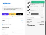 AquaTech coupon verification screenshot