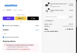 AquaTech coupon verification screenshot