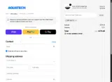 AquaTech coupon verification screenshot