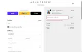 Aqua Tropic Swimwear coupon verification screenshot
