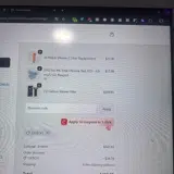 100$OFF coupon verification screenshot