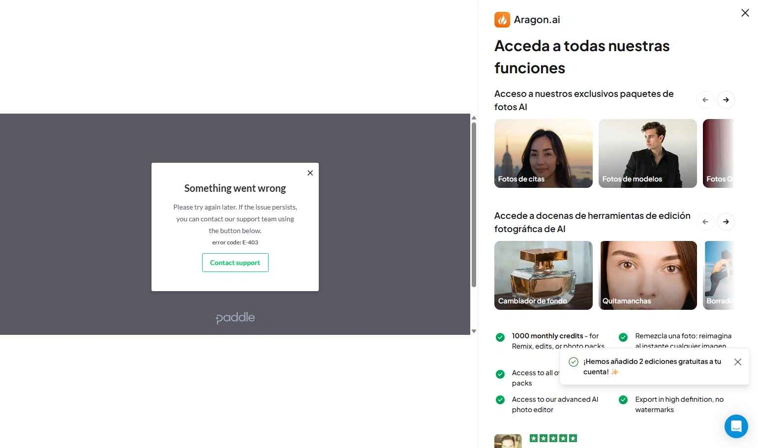 Aragon AI checkout page showing Aragon AI promo code box | Screenshot taken by SimplyCodes community member on Jan 6, 2026