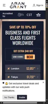 BC40 coupon verification screenshot