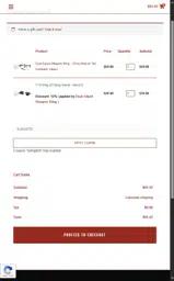 SLANGIT25 coupon verification screenshot