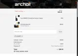 Archoil coupon verification screenshot