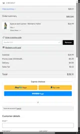 doodler1010 coupon verification screenshot