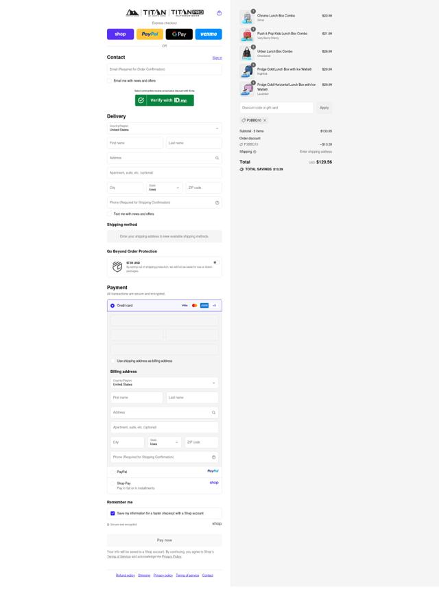 Arctic Zone checkout page showing Arctic Zone discount code box | Screenshot taken by SimplyCodes community member on Sep 12, 2025