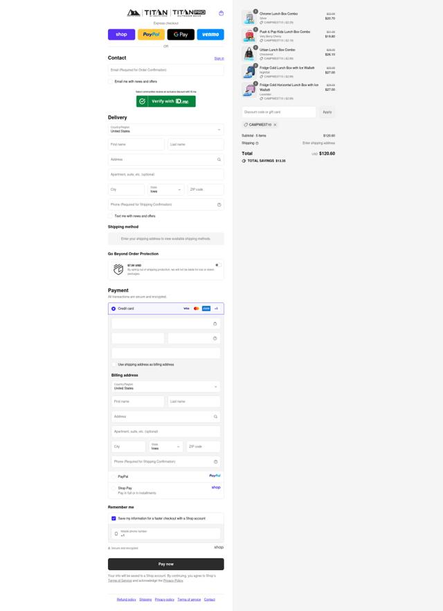 Arctic Zone checkout page showing Arctic Zone discount code box | Screenshot taken by SimplyCodes community member on Sep 12, 2025
