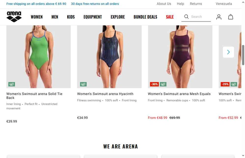 Arenasport checkout page showing Arenasport promo code box | Screenshot taken by SimplyCodes community member on Jan 31, 2026