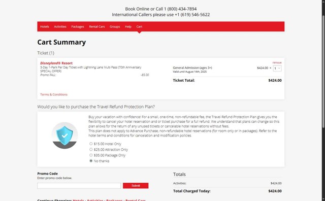 aRes Travel checkout page showing aRes Travel promo code box | Screenshot taken by SimplyCodes community member on Jul 28, 2025