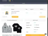 Ariana Grande Merch coupon verification screenshot