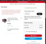 Arizona Cardinals coupon verification screenshot