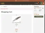 Arizona Custom Knives coupon verification screenshot
