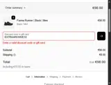 ARKK Copenhagen coupon verification screenshot