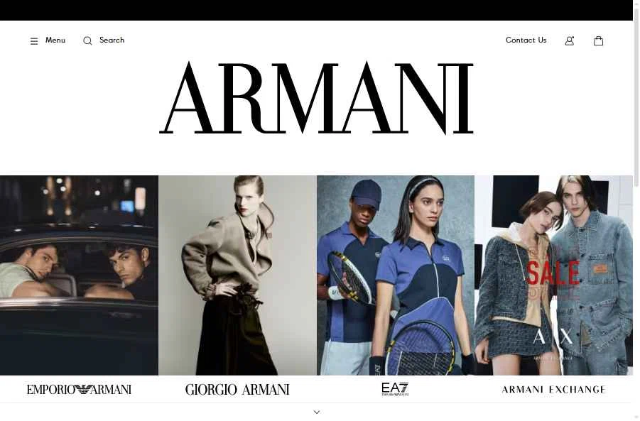 Armani checkout page showing Armani coupon code box | Screenshot taken by SimplyCodes community member on Aug 18, 2025