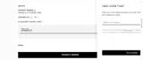 Armani coupon verification screenshot