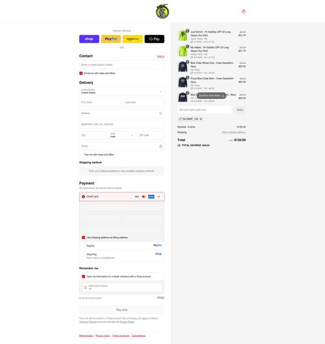 Armed American Supply checkout page showing Armed American Supply promo code box | Screenshot taken by SimplyCodes community member on Sep 11, 2025