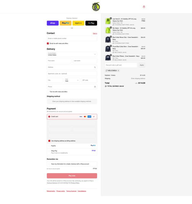 Armed American Supply checkout page showing Armed American Supply promo code box | Screenshot taken by SimplyCodes community member on Sep 11, 2025