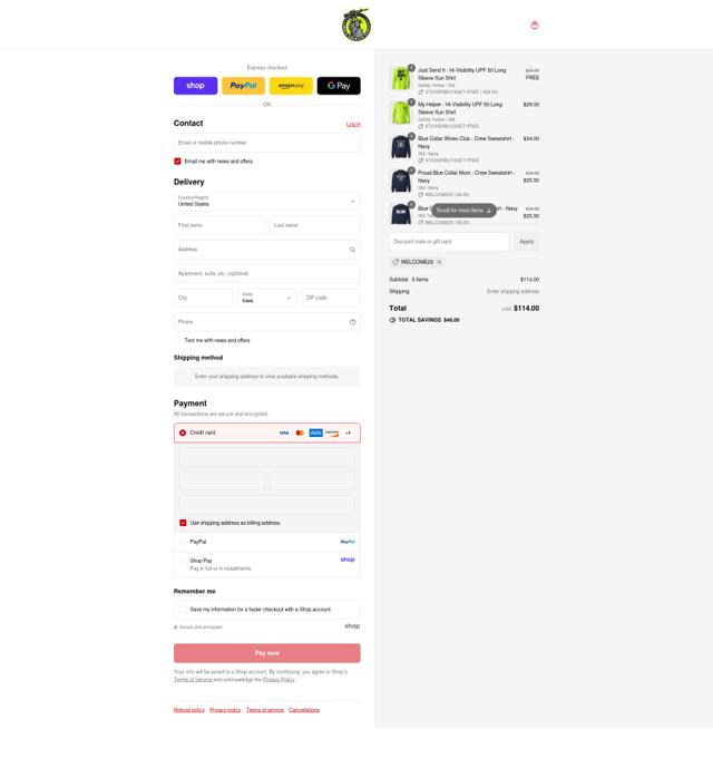 Armed American Supply checkout page showing Armed American Supply promo code box | Screenshot taken by SimplyCodes community member on Sep 7, 2025