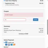 PIE coupon verification screenshot