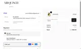 Arquiste Perfumes coupon verification screenshot