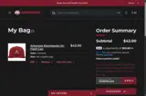 Arkansas Razorbacks coupon verification screenshot