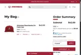 Arkansas Razorbacks coupon verification screenshot