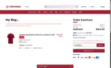 Arkansas Razorbacks coupon verification screenshot