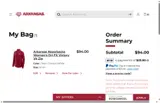 Arkansas Razorbacks coupon verification screenshot