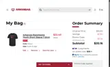 Arkansas Razorbacks coupon verification screenshot