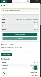 Arrowmeds coupon verification screenshot