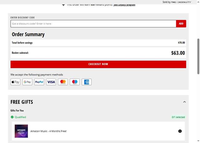 Arrow Video checkout page showing Arrow Video promo code box | Screenshot taken by SimplyCodes community member on Aug 28, 2025