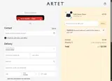 Artet coupon verification screenshot