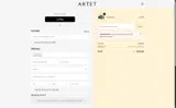 Artet coupon verification screenshot