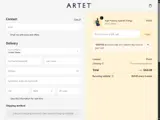 Artet coupon verification screenshot